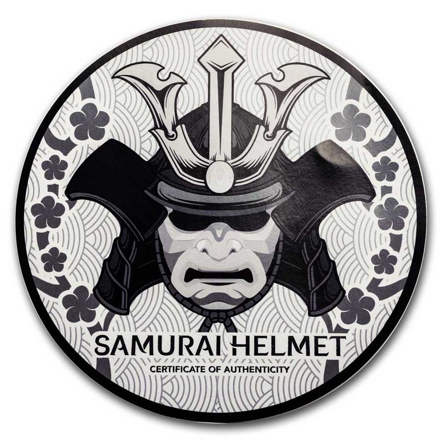 2024 Solomon Islands 10 oz Silver Samurai Helmet Shaped Coin | eBay